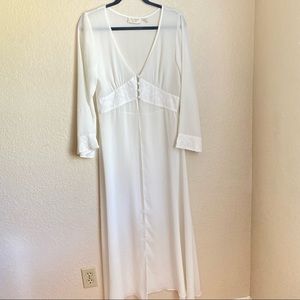 VINTAGE  Victoria's Secrety Lingerie Robe long floral bride